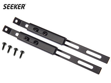 Extraljusstag 200mm Svart 2-pack