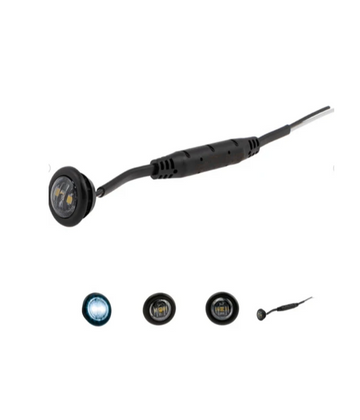 Positionsljus, Optibeam Dark Phantom,Vit