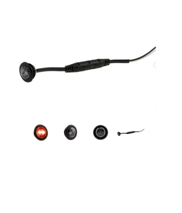 Positionsljus, Optibeam Dark Phantom,röd