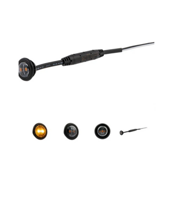 Positionsljus, Optibeam Dark Phantom,Gul