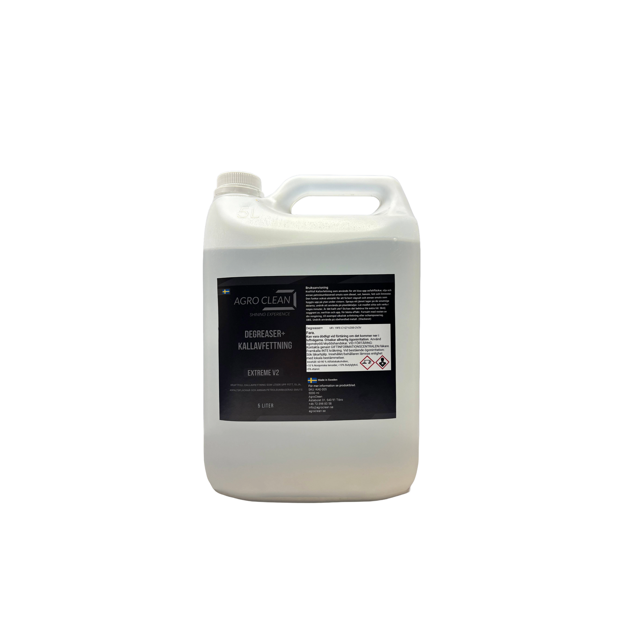 Degreaser+ -  Kallavfettning - 5 L